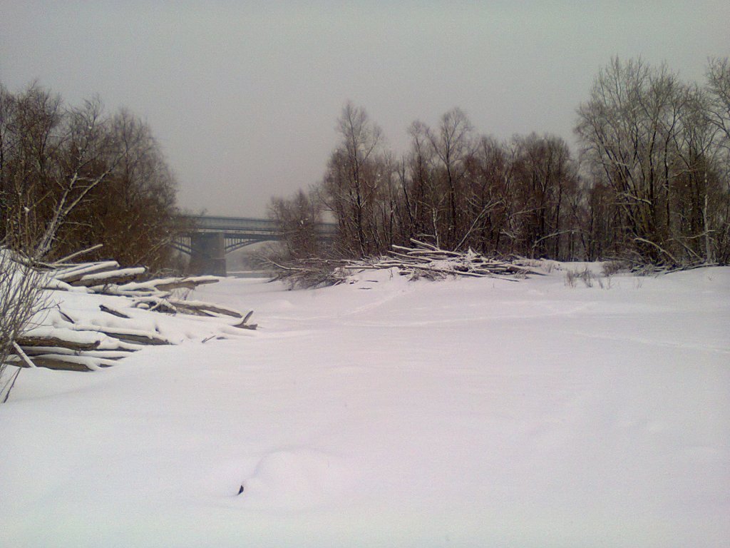 Начало весны метромост переход на островок, сегодня, утро.