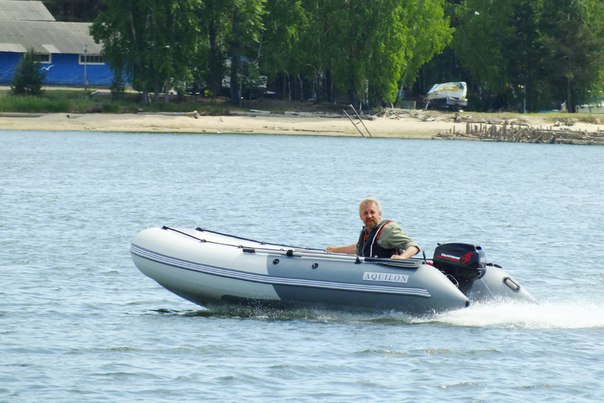 Обкатка новой лодки Аквилон СВ-360 Comfort