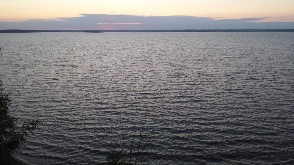 Вид на обь . Село Нижнекаменка