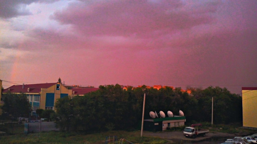 Багряный закат. Клева нибудет.