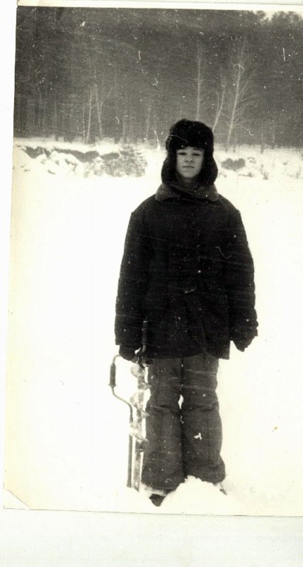 Я на реке Гуменка. Начало 90-х