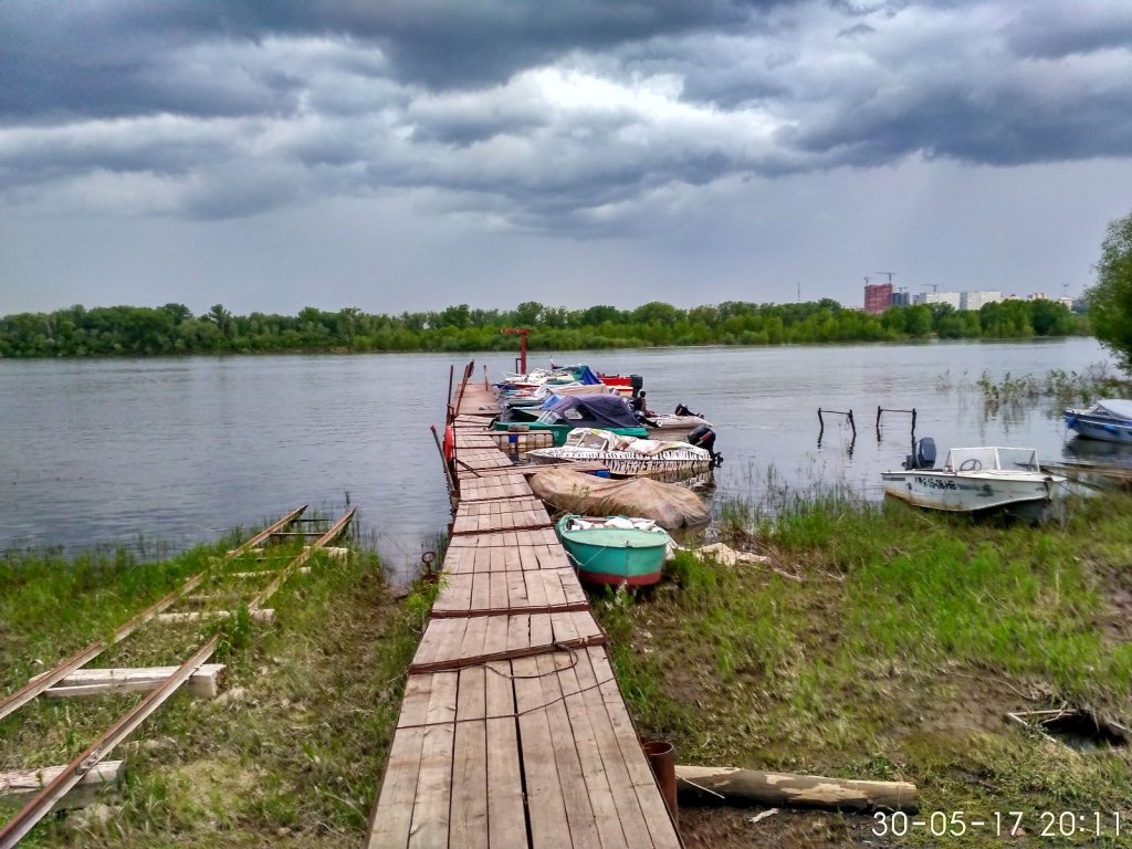 Первые выходы на реку.