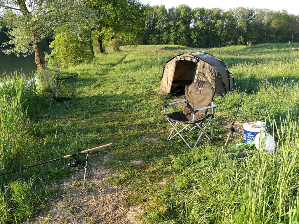 10.05.18.  Весенняя рыбалка с сыном.