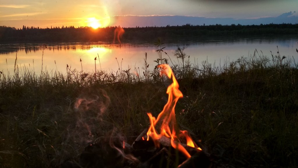 Закат...(Обь,р-он Старобибеево)