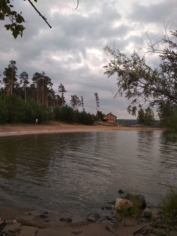 Рассвет на Обском водохранилище