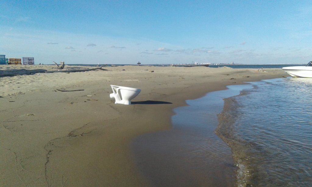 Обское море. Остров Хреновый.