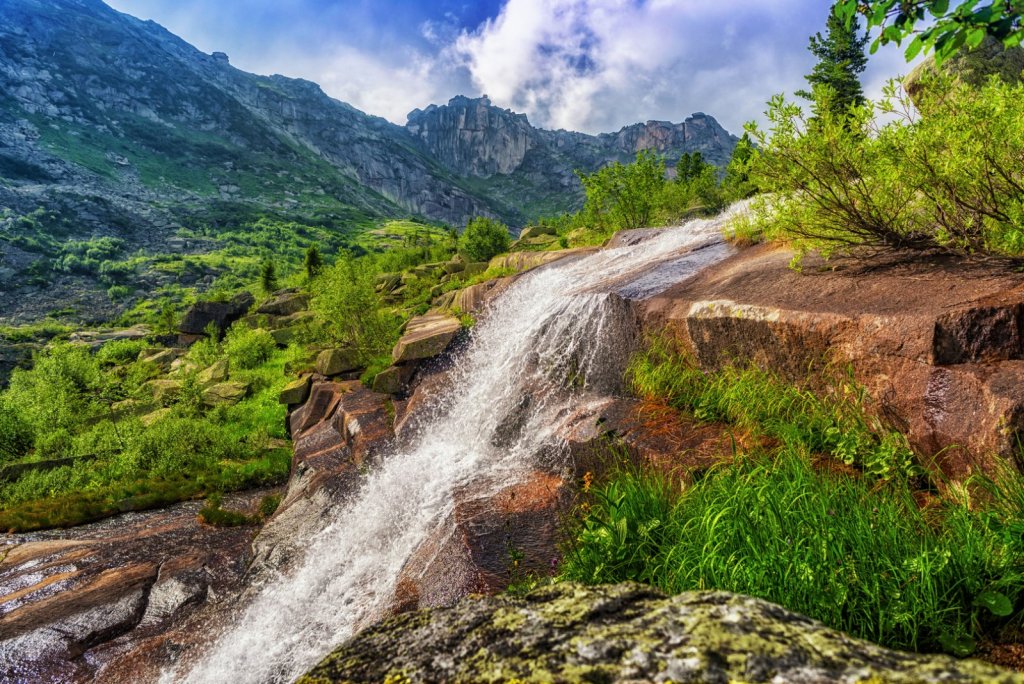 Водопад Мраморный