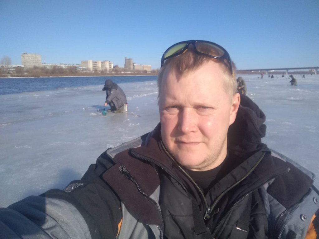Н. Новгород. Рыбалка у воды. 23.03.19.