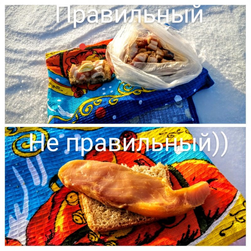 Виды бутербродов для рыбалки))