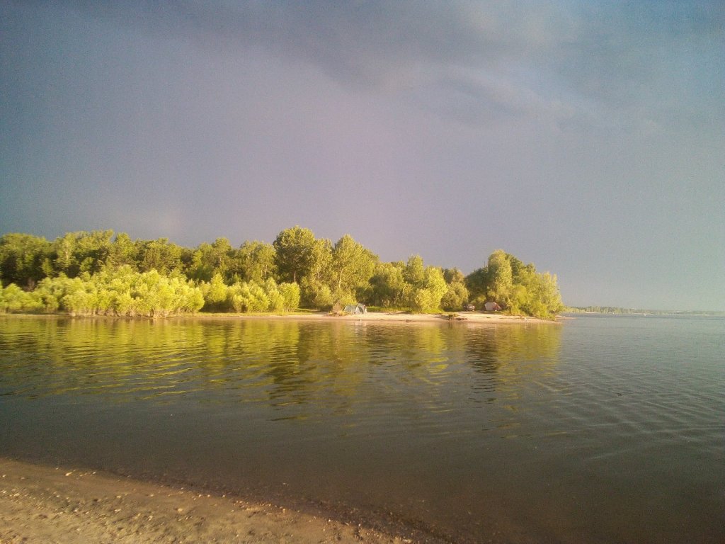 Утро на заливе Оби.