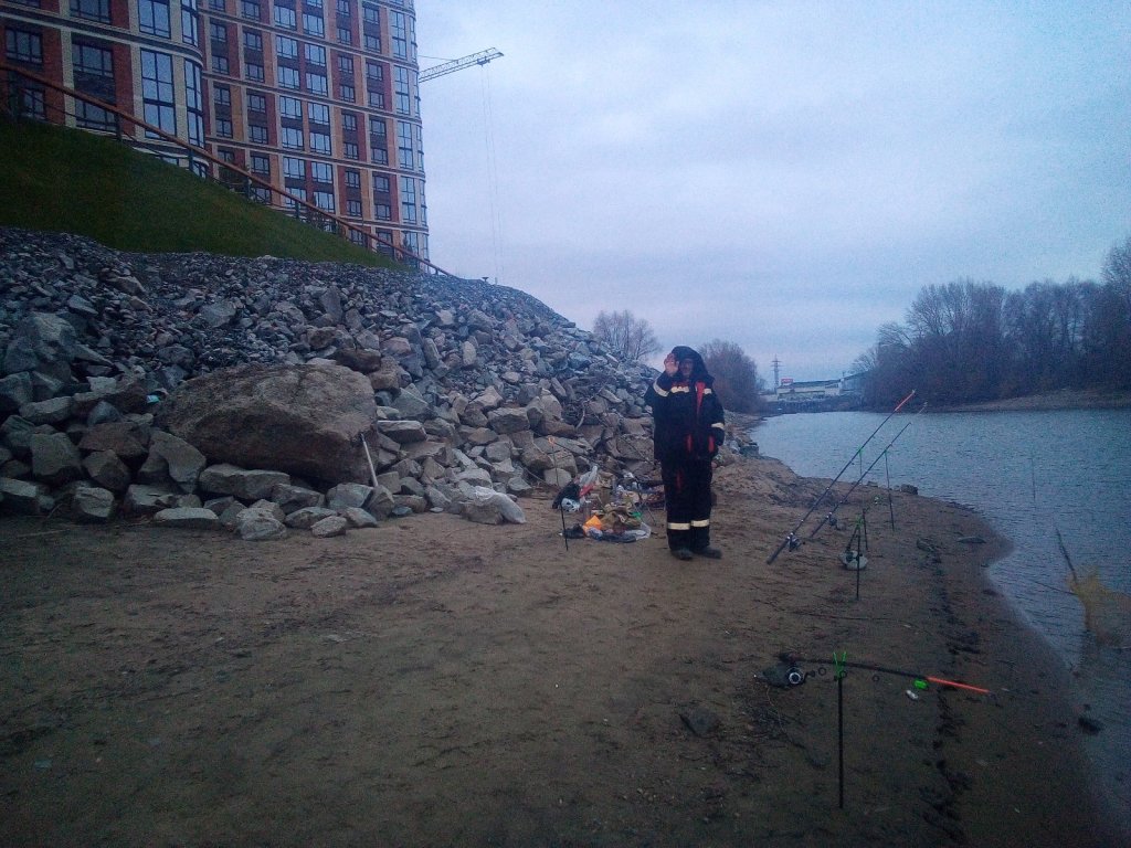 Утро на водозаборе.