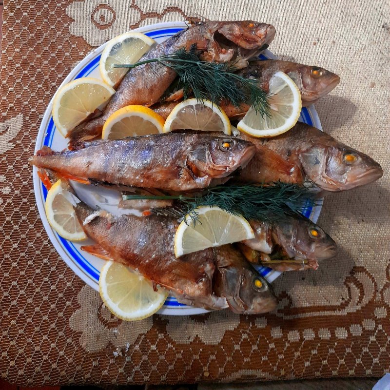 Окушок тань-ванский, запечённый.