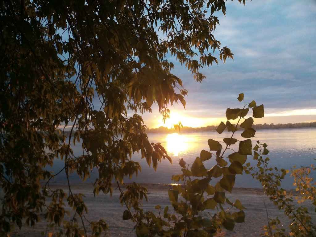 Осенний закат.