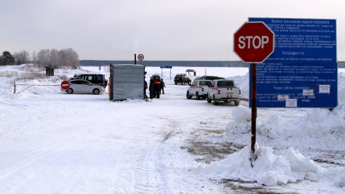 Открылась первая ледовая переправа «Спирино-Чингис» в Ордынском районе НСО