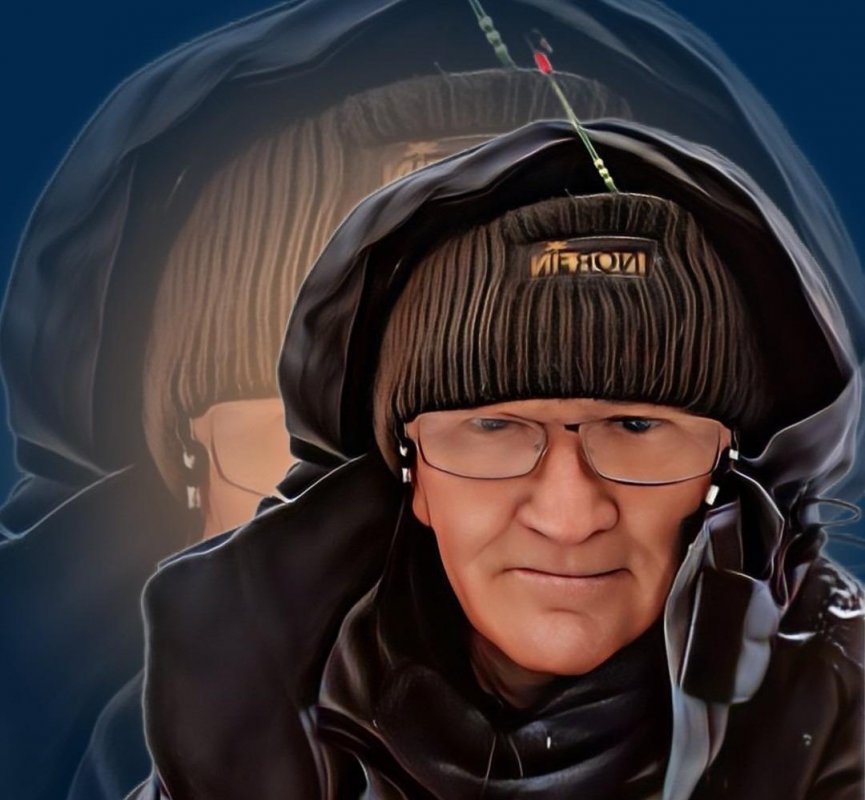 На рыбалке.