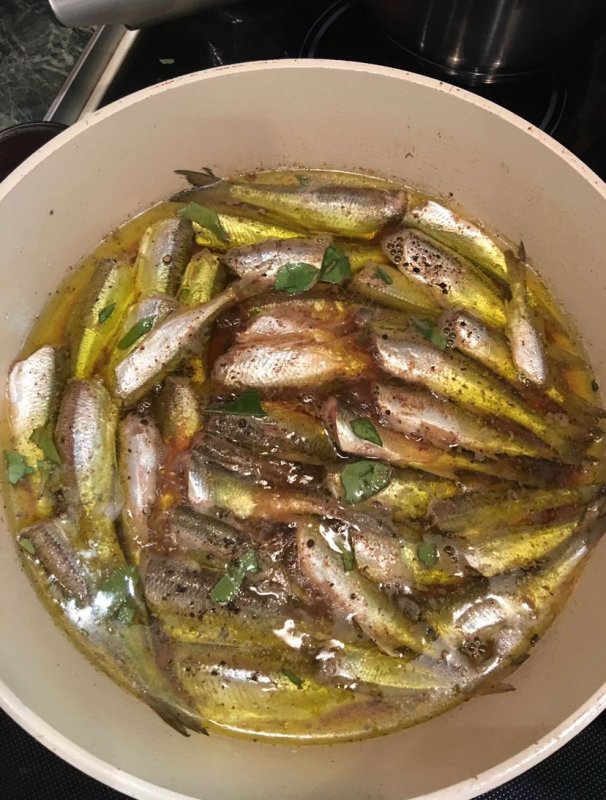 Шпроты готовы🤤.