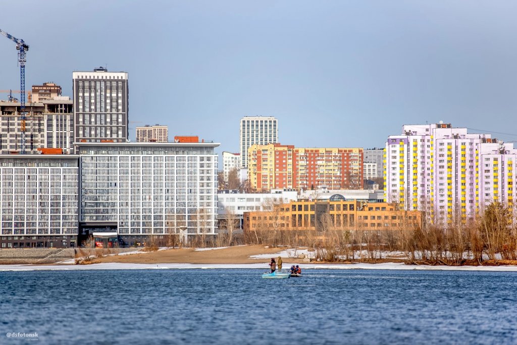 Рыбалка в черте города.