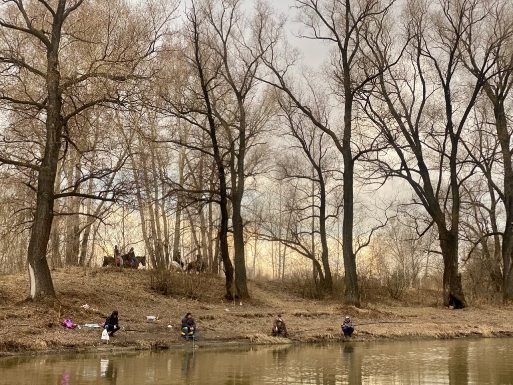 Колорит тульской рыбалки.
