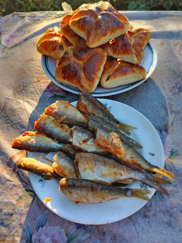 " Вкусно же, ребята?!"
