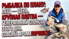 Рыбалка по плану: лещ — цель, крупная плотва — генеральный спонсор этого дня. Спасибо аромапорошку!