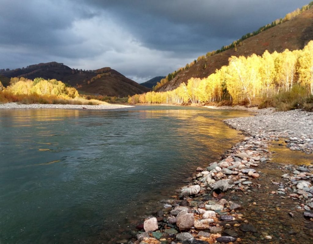 Осень на Ауловском плёсе.