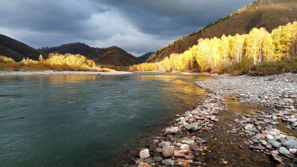 Осень на Ауловском плёсе.