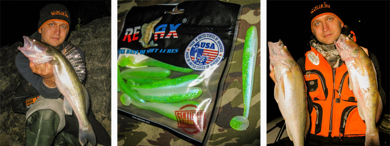 поймал судака 