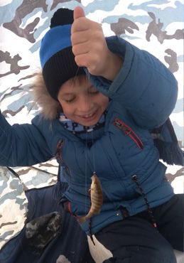 поймал окуня