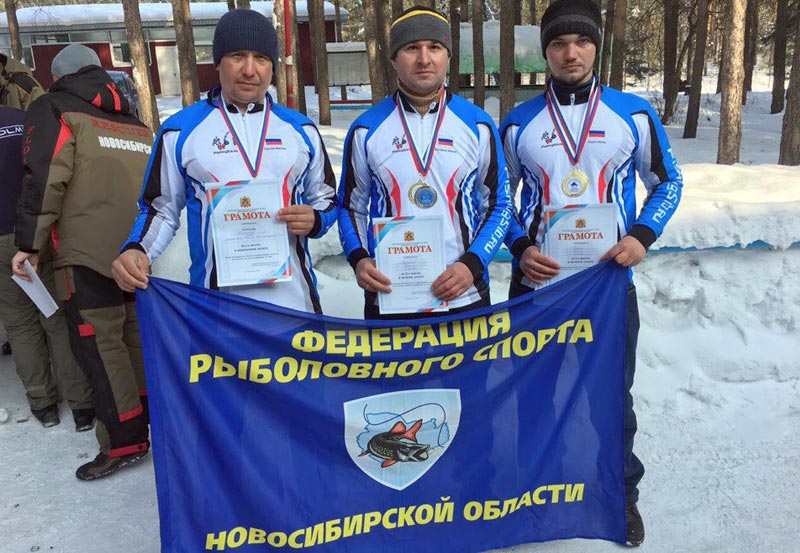 Сборная Fishingsib по ловле на мормышку со льда Рыбаки спортсмены