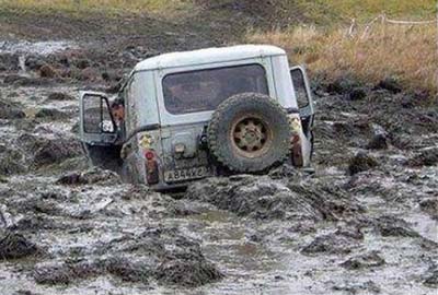 Грязь на российских дорогах
