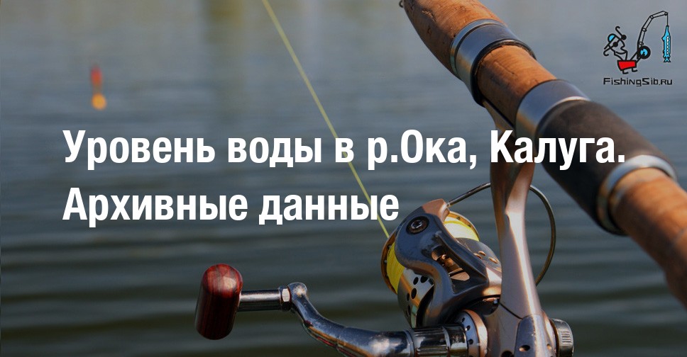 Уровень оки в калуге