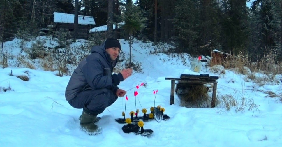 зимняя рыбалка видео на жерлицы в беларуси видео